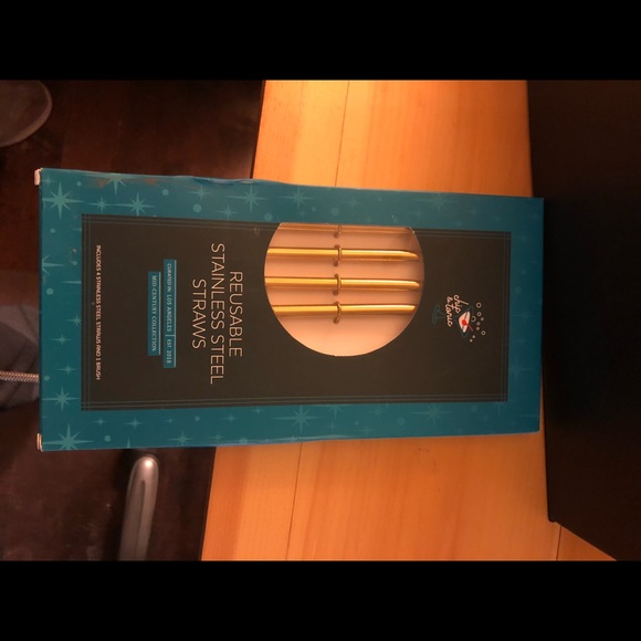 NIB new stainless steal straws - Picture 1 of 1